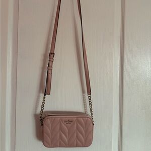 Kate Spade Blush Quilted Crossbody Bag